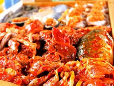 海鲜鲜肉自助烧烤